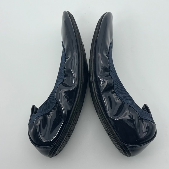 Yosi Samra Ballet Flats Navy Patent Leather‎ Girls Shoes Size 1 - Picture 5 of 9
